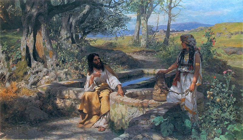 Henryk Siemiradzki Chrystus i Samarytanka Spain oil painting art